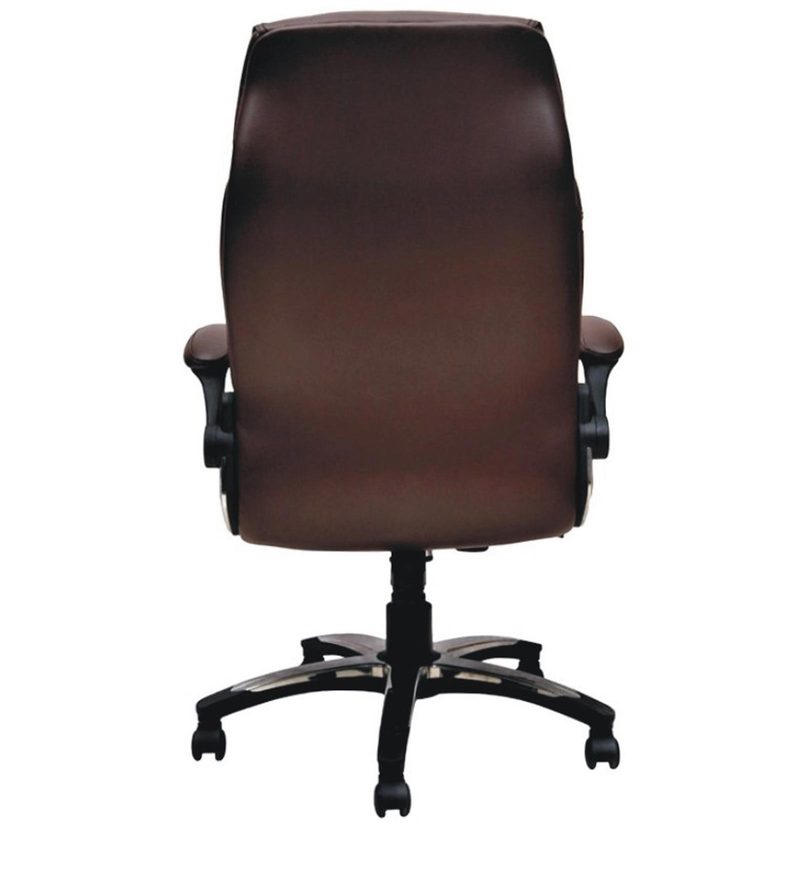 Buy Executive Chair in Brown Colour By Adiko Systems Online High Back