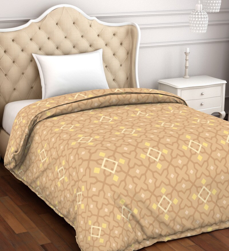 Buy Polyester Single Bed Dohar Reversible by Welspun Polyester 120 GSM