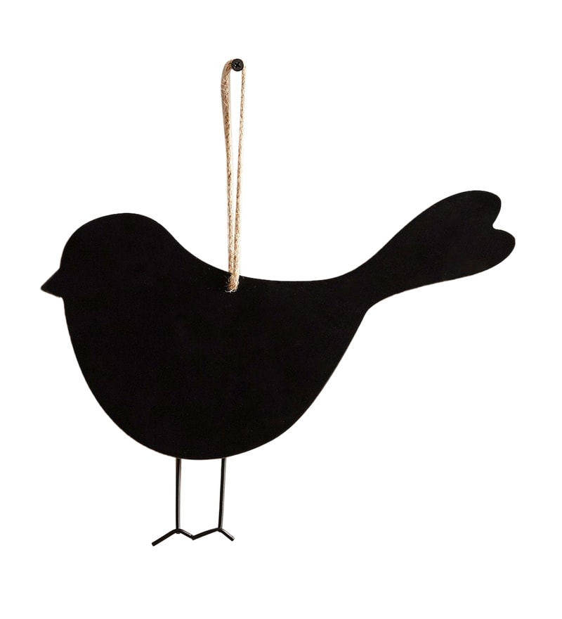 Buy Black Mango Wood Bird Wall Art by Wooden Mood Online Wooden Wall
