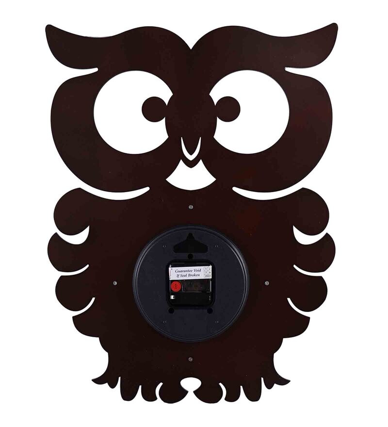 Buy Brown Wooden Silent Sweep Mechanism Wall Clock By Safal Quartz