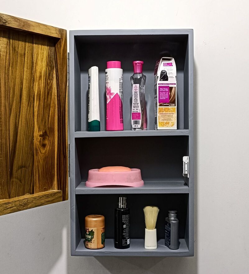 Buy Brown Wooden Wall By Teakwoodkraft Online Bathroom