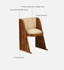 Brabant Sheesahm Wood Sofa Chair In Rustic Teak Finish
