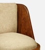Brabant Sheesahm Wood Sofa Chair In Rustic Teak Finish