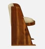 Brabant Sheesahm Wood Sofa Chair In Rustic Teak Finish