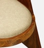 Brabant Sheesahm Wood Sofa Chair In Rustic Teak Finish