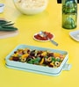 Green Make & Take Flat Lunch Box
