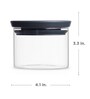 Stackable 300ml Stackable Glass Jar Container