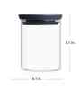 Brabantia Stackable Glass Jar 0.6 litre