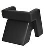 Bradd Leatherette 1 Seater Sofa in Black Colour