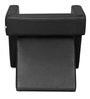 Bradd Leatherette 1 Seater Sofa in Black Colour