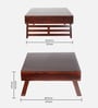 Bradford Coffee Table In Dark Walnut Finish
