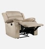 Bradford Fabric 1 Seater Manual Recliner In Beige Colour