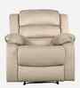 Bradford Fabric 1 Seater Manual Recliner In Beige Colour