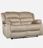 Bradford Fabric 2 Seater Manual Recliner In Beige Colour