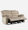 Bradford Fabric 2 Seater Motorised Recliner In Beige Colour