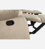 Bradford Fabric 3 Seater Manual Recliner In Beige Colour