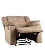 Bradford Fabric 1 Seater Manual Recliner in Camel Colour