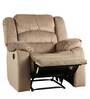 Bradford Fabric 1 Seater Manual Recliner in Camel Colour
