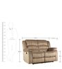 Bradford 2 Seater Recliner in Camel Colour