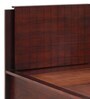 Bradley King Size Bed With Hydraulic Storage in Dark Walnut Colour