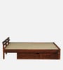 Brakel Sheesham Wood King Size Bed In Honey Oak  Finish With Drawer Storage