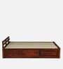 Brakel Sheesham Wood King Size Bed In Honey Oak  Finish With Hydraulic Storage