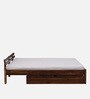 Brakel Sheesham Wood King Size Bed In Provincial Teak Finish With Drawer Storage