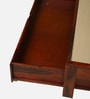 Brakel Sheesham Wood Queen Size Bed In Honey Oak  Finish With Drawer Storage