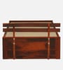 Brakel Sheesham Wood Single Bed In Honey Oak  Finish With Box Storage