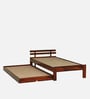 Brakel Sheesham Wood Single Bed In Honey Oak  Finish With Trundle