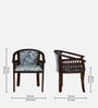 Bramley Sheesham Wood Arm Chair in Provincial Teak Finish Bramley Sheesham Wood Arm Chair in Provincial Teak Finish