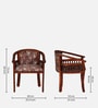 Bramley Sheesham Wood Arm Chiar in Honey Oak Finish Bramley Sheesham Wood Arm Chiar in Honey Oak Finish