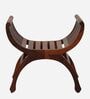 Bramley Sheesham Wood Seating Stool In Honey Oak Finish