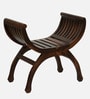 Bramley Sheesham Wood Seating Stool In Provincial Teak Finish