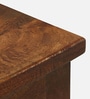 Bramming Mango Wood Folding Writing Table Cum Cabinet in Provincial Teak Finish