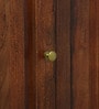 Bramming Mango Wood Folding Writing Table Cum Cabinet in Provincial Teak Finish