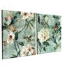 Branch Floral Multicolour Synthetic Wood Framed Canvas Art Print