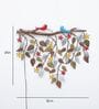 Branch With Leaves Multicolour Handmade Metal Wall Art