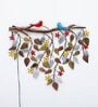 Branch With Leaves Multicolour Handmade Metal Wall Art