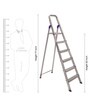 6 Steps 6.4 Ft Aluminium Step Ladder