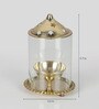 Camphor Brass Burner With Glass Lid