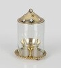 Camphor Brass Burner With Glass Lid