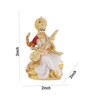 Brass 3 Inch Goddess Saraswati Idol