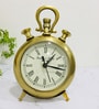 Brass Analog Table Clock
