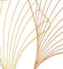 Brass And Copper Finish Iron Wire Wall Decor