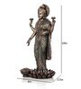 Brass Bonded Bronze Dhan Lakshmi Standing Idol