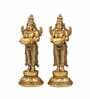 Brass Deep Lakshmi Statue Pair
