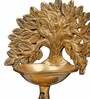 Brass Deepak with Tree of Life