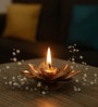 (1Pc) Gold Brass Diya For Pooja And Diwali Decoration