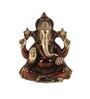 Brass Finish Elephant God Statue